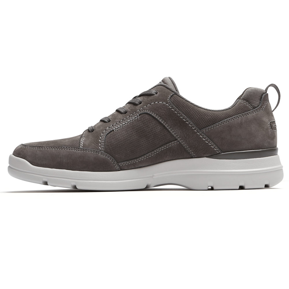 Rockport Mens City Edge Lace-Up - Sneakers Dark Grey - JKD594031